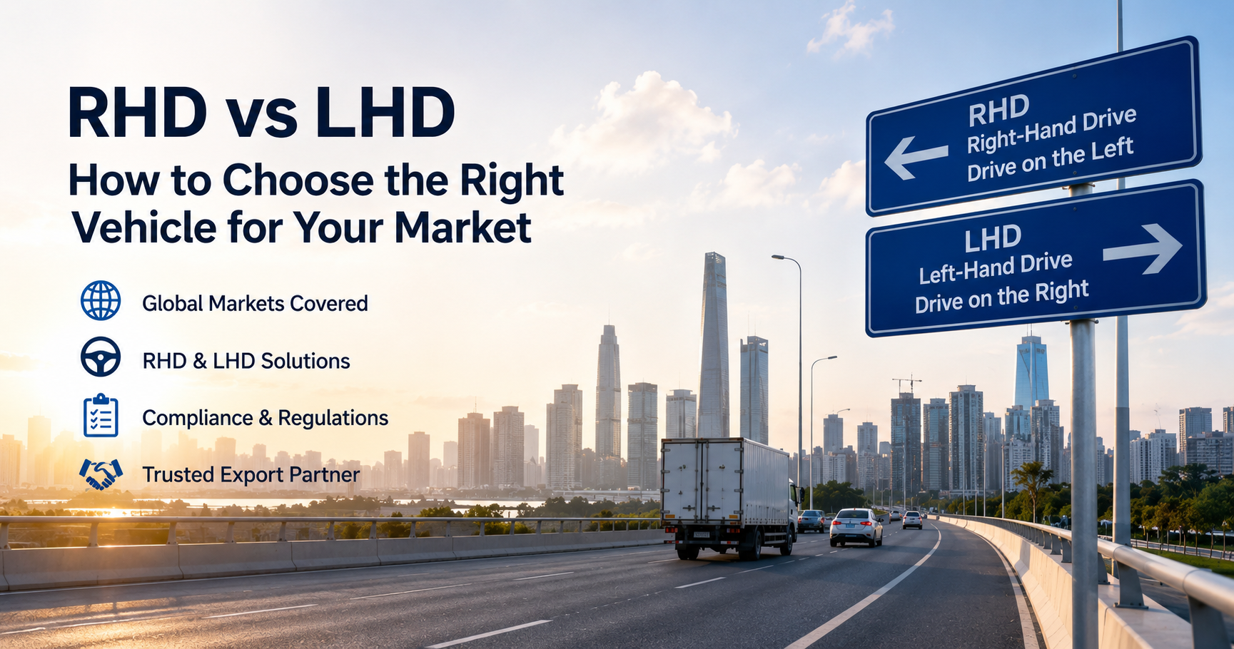 Learn the differences between RHD and LHD vehicles and choose the correct configuration when importing vehicles from China.