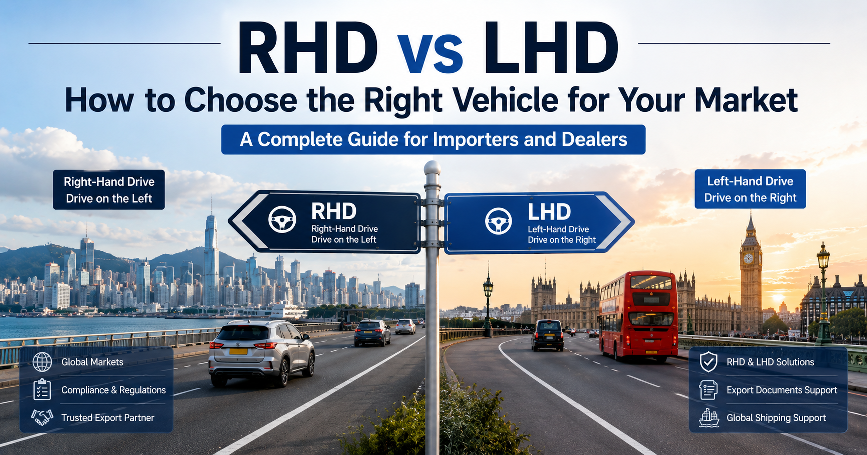  How to Choose Between Right-Hand Drive and Left-Hand Drive Vehicles When Importing From China