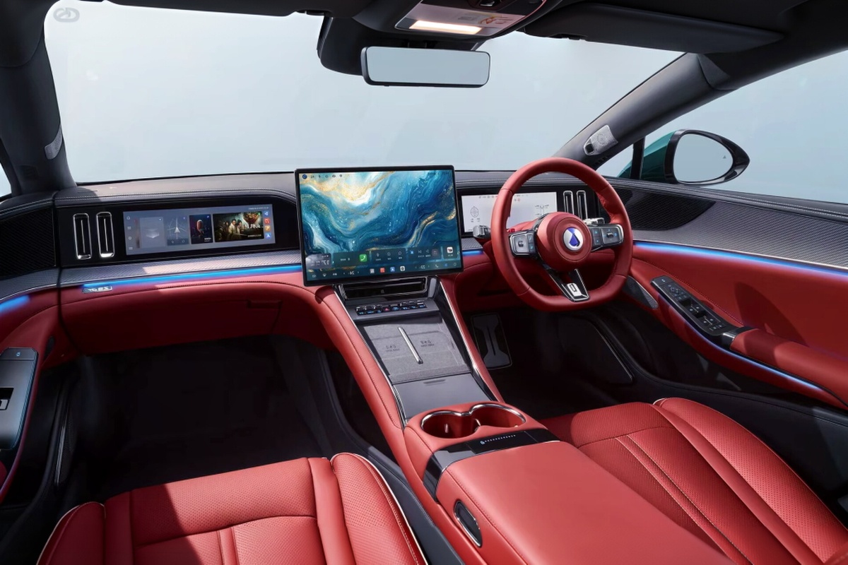 DENZA Z9GT RHD interior with premium luxury cabin and advanced technology.