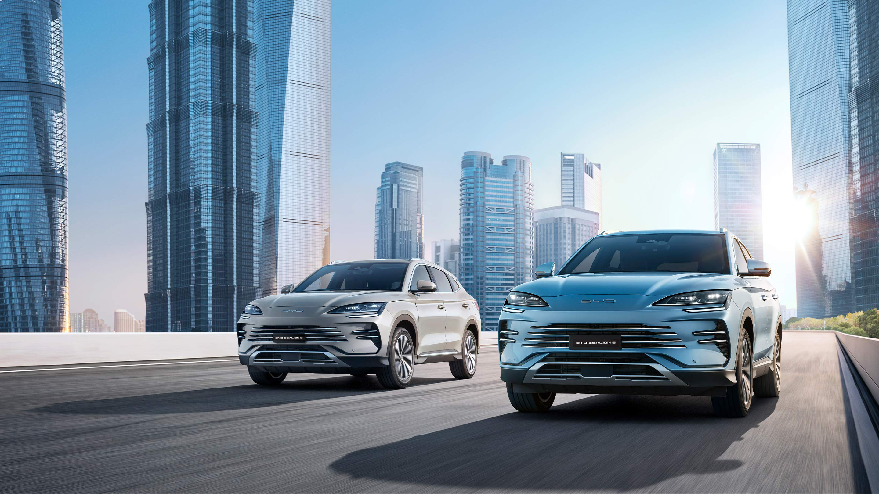 BYD SEALION 6 — full-vehicle urban driving scene, official model reference | CHINA EV SOURCE